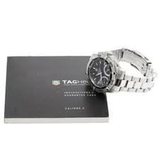 Tag Heuer — TAG Heuer Aquaracer Calibre S CAF7010 44mm SS Black #C9324 — Watch — resale