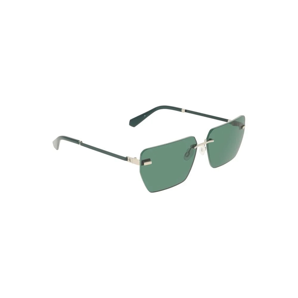 Calvin Klein Verde Metallo Sunglasses 3