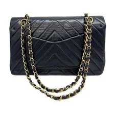 Chanel Classic Double Flap 1991-1994 Chevron 2