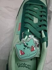 Size 10 Puma Future Rider Pokémon Bulbasaur Limited Edition Low Top 389812-01 2