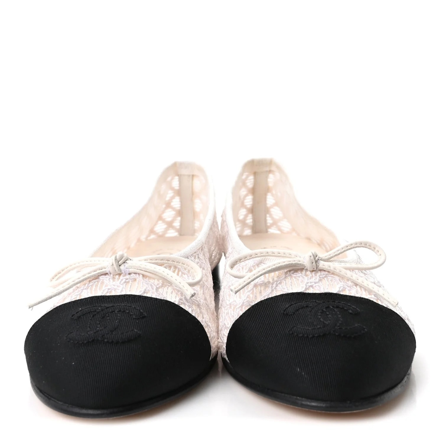 Crochet Grosgrain Cap Toe Ballerina 36 3