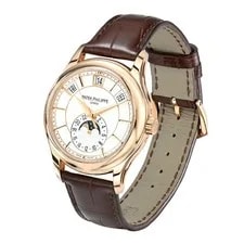 Patek Philippe Complications 40MM White Index Hour Markers Dial Rose Gold 2