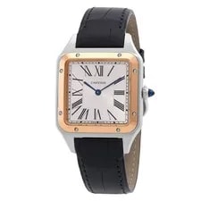 Santos-Dumont Large Silver Dial W2SA0011 2