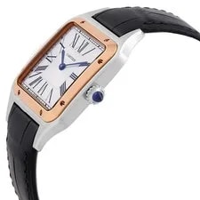 Santos-Dumont Large Silver Dial W2SA0011 3
