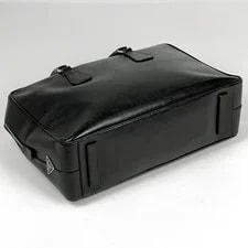 Prada Logo Plate Business Briefcase Document 2