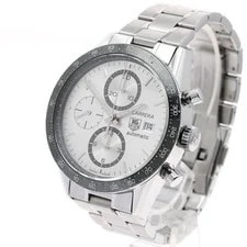 TAG Heuer Carrera CV2011.BA0786 41mm SS Silver #C8872 2