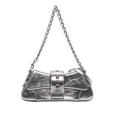 Balenciaga — Balenciaga Small Metallic Lindsay Satchel — Handbag — resale