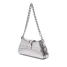 Balenciaga Small Metallic Lindsay Satchel 2