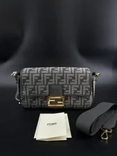 Fendi Baguette Logo NEW W/ Box and Papers 4