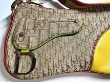 Christian Dior Diorissimo Rasta Y2K Crossbody Saddle Zip 3