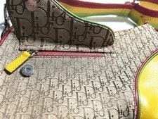Christian Dior Diorissimo Rasta Y2K Crossbody Saddle Zip 4