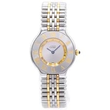 Cartier — Cartier Must 21 Vantien Combi Quartz Silver Gold — Watch — resale