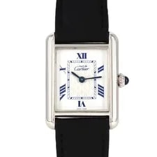Cartier — Cartier Must Tank SM W1014054 Silver Quartz From Japan — Watch — resale