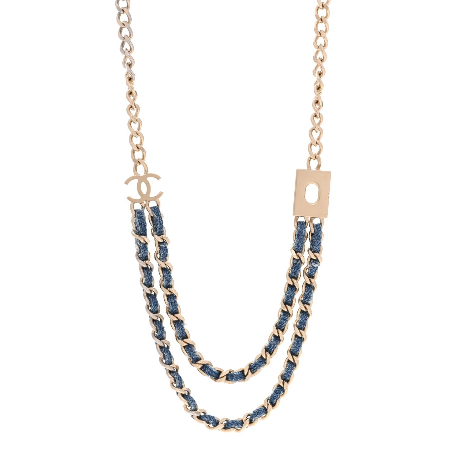Chanel — Metal CC Double Chain — Jewelry — resale