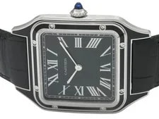 Cartier Santos Dumont WSSA0046 Stainless Steel 31.4mm Box and Papers #DKW079 2
