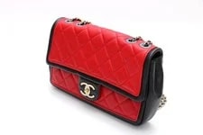 Chanel Matelass Flap W Chain Calf 23000 2