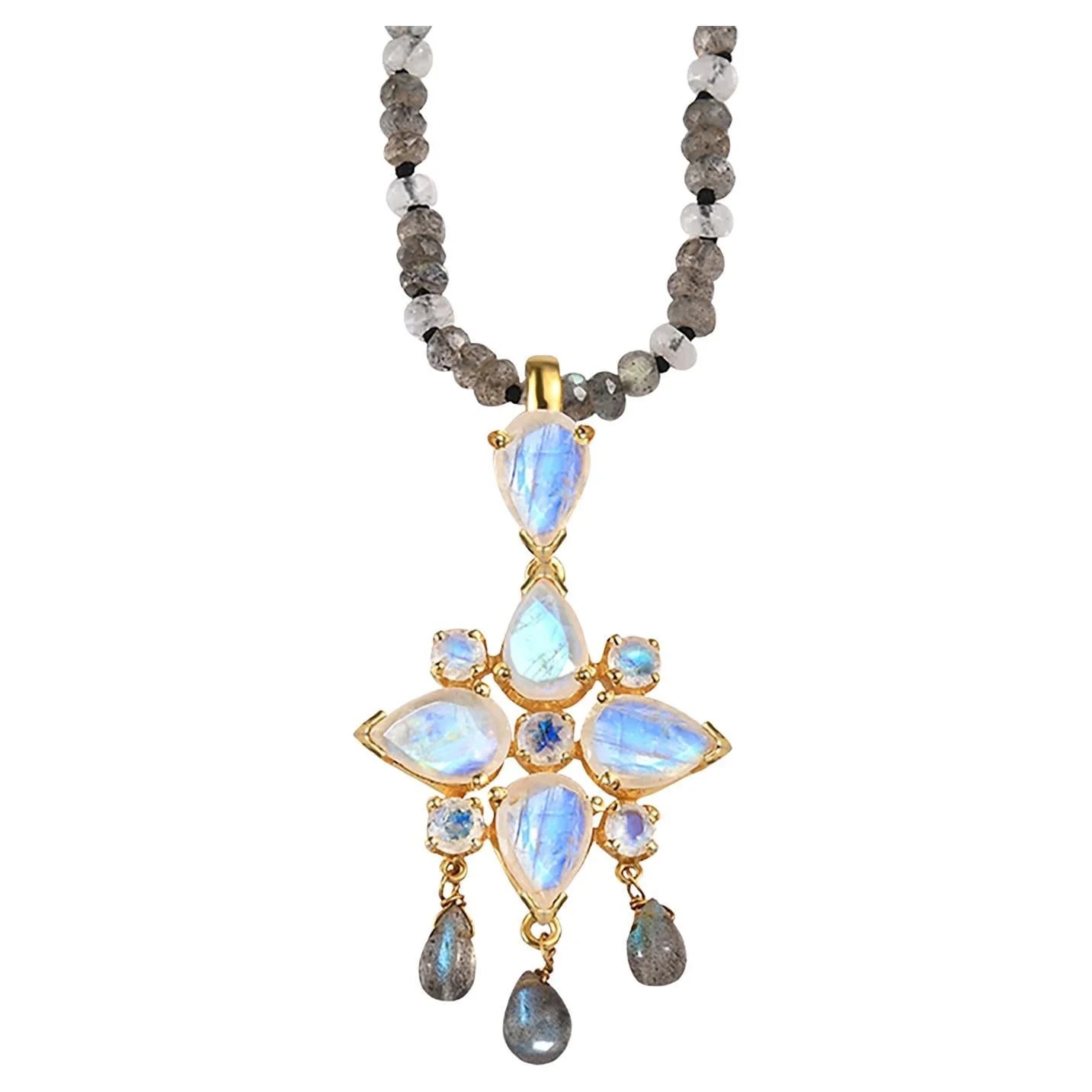 Emma Chapman — Emma Chapman Labradorite 18K Yellow Gold Statement — Jewelry — resale