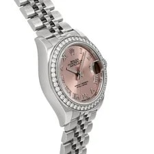 Rolex Datejust 279384RBR 28mm Stainless Steel Pink #WW844 3