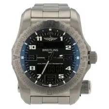 Breitling — Breitling Emergency Black Dial Titanium 51mm Quartz E76325 — Watch — resale