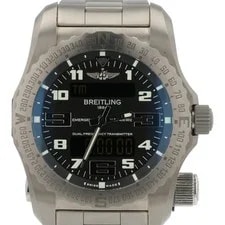 Breitling Emergency Black Dial Titanium 51mm Quartz E76325 2