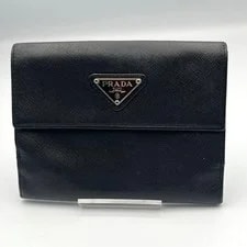 Prada Two Fold Wallet Triangle From Japan 2