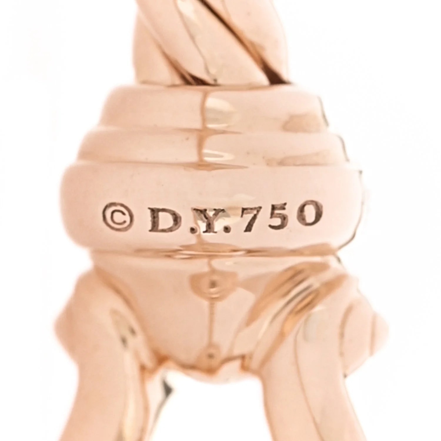 18K Rose Gold 3.5mm Buckle Cablespira 3