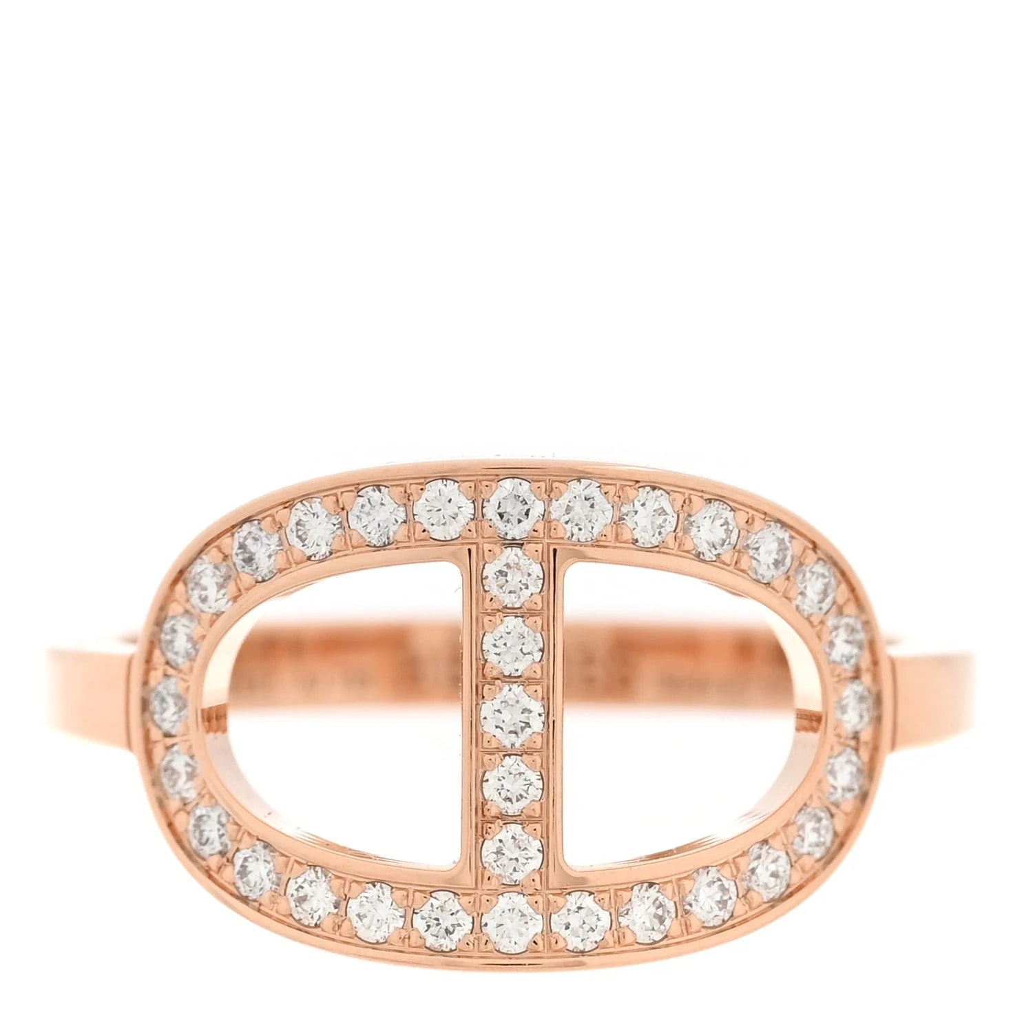 Hermès — 18K Rose Gold Chaine d'Ancre Contour 49 5 — Jewelry — resale