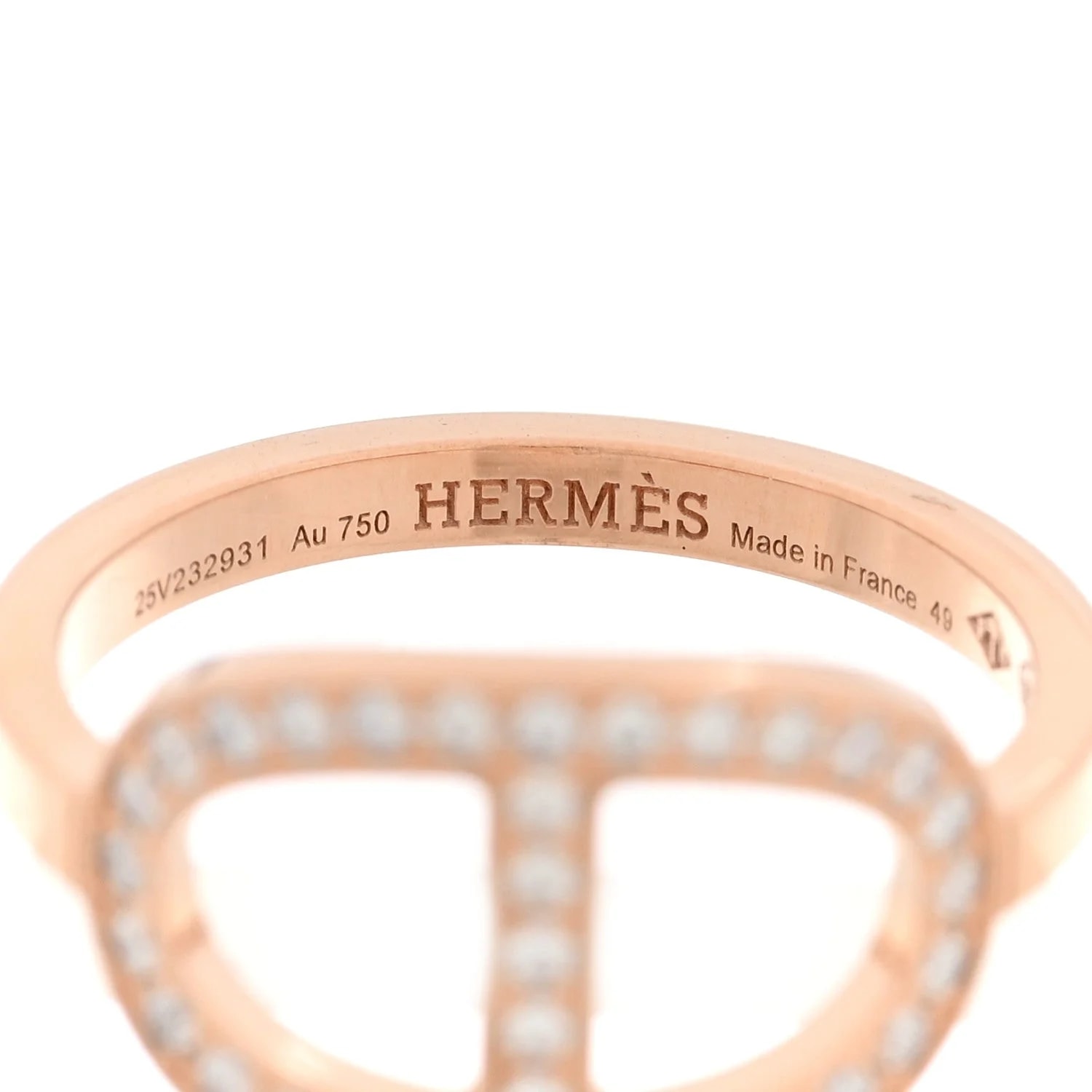 18K Rose Gold Chaine d'Ancre Contour 49 5 4