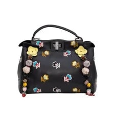 Fendi Peekaboo Mini 2Way Floral Applique 2
