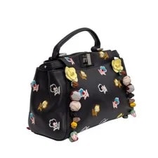Fendi Peekaboo Mini 2Way Floral Applique 4