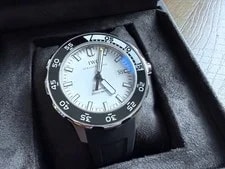 IWC Aquatimer IW356805 44mmSS White Dial Rubber Strap Automatic Date 3