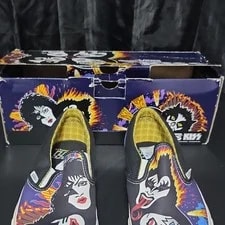 Vans — Vans Slip-On X Kiss Limited Edition Graphic Print Low Top VN0A33TBS3W2 — Sneaker — resale