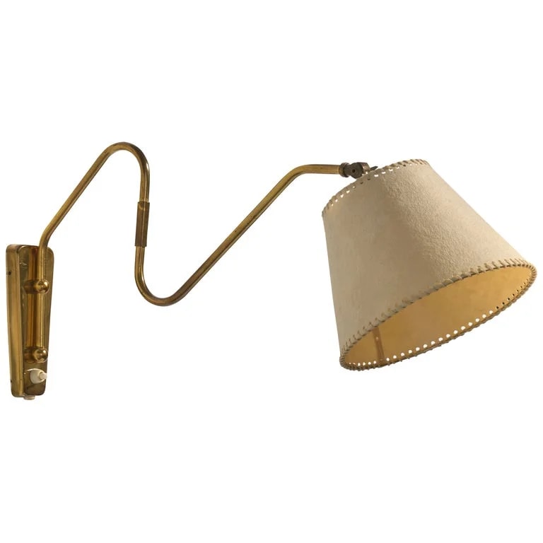 Danish , Wall , , Paper, Denmark, 1950s — lighting — resale