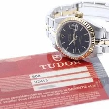 Tudor — Tudor Prince Date 92413 25mm SS Black #C7752 — Watch — resale