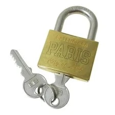 Balenciaga City OF Love Padlock Charm Color Wo Luxs w/Dust JP 2