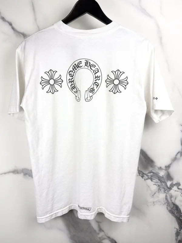 Chrome Hearts — Hearts Horseshoe Cross Pocket Tshirt — streetwear — resale