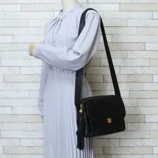 Chanel Outside Flap With Fringe Matelass Ladie 2