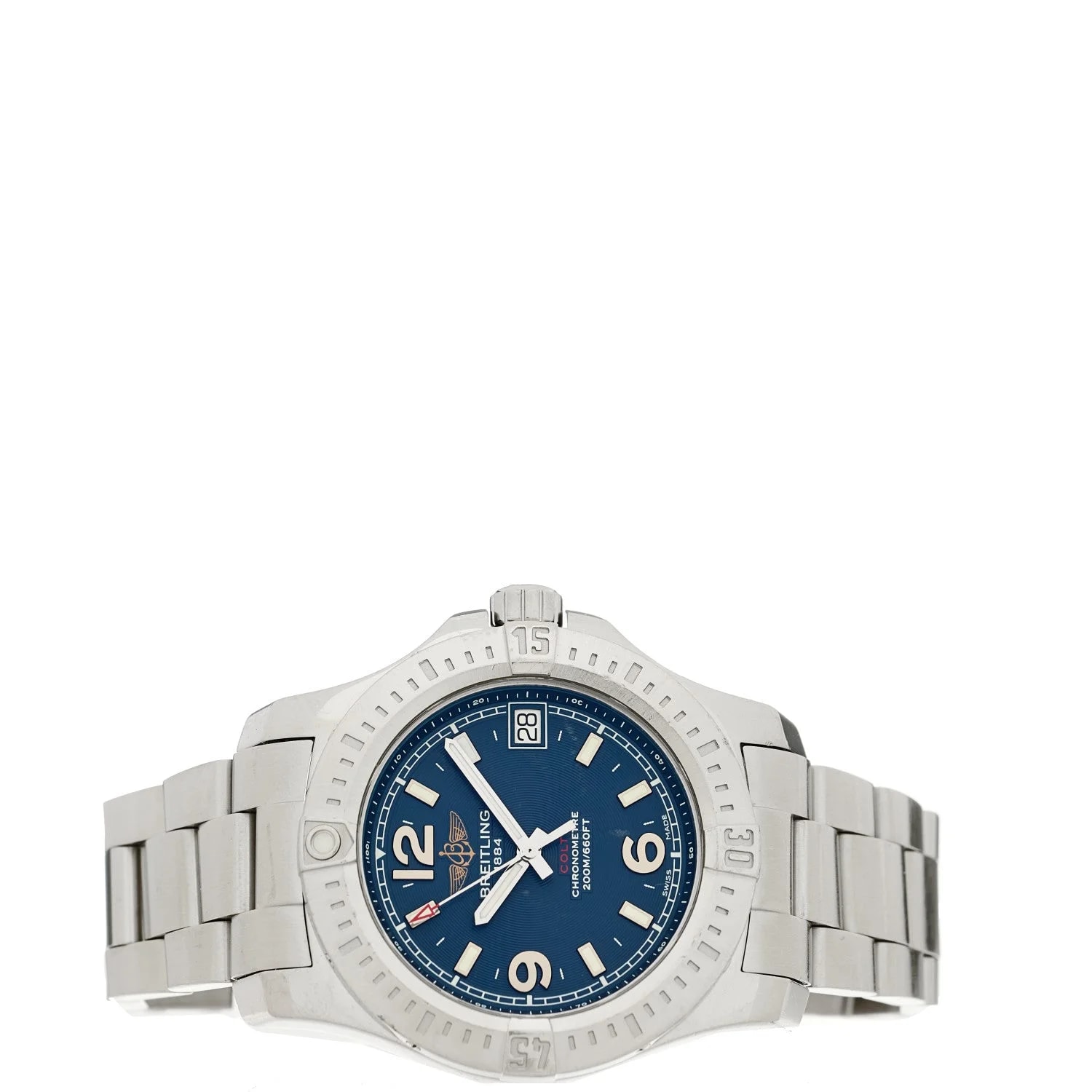Stainless Steel 36mm Colt Quartz Blue A74389 2