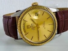Tudor Oyster Prince Date Day 94613 Automatic Movement 18K Y Gold Bezel Watc 3