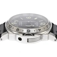 Panerai Luminor GMT PAM00029 44mm SS Rubber Black Dial Automatic Date #C119 3