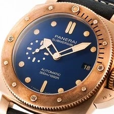 Panerai Submersible Bronzo Blu Abisso PAM01074 Bronze / Titanium 42mm #KMW470 2