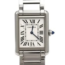 Cartier — Authentic [Unused] Cartier Tank Must de LM WSTA0106 Stainless Steel ... — Watch — resale
