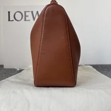 Loewe Hammock Hobo Embossed Letter Puzzle Zipper Closure - Excellent #DI9XTO 3