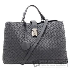 Bottega Veneta — Bottega Veneta Roma 2WAY Calf — Handbag — resale