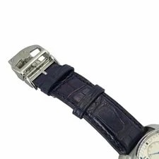 IWC Portugieser IW358304 Stainless Steel Silver Leather Diamond 40.0mm #KNW1036 4