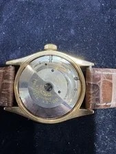 Rolex Chronometer 18K Yellow Gold 6085 Waffle Dial Runs Fine 3
