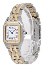 Cartier Panthere Small 2 Row 18k Yellow Gold/Steel 23mm 3