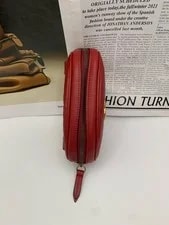 Gucci GG Marmont Chevron Oval Zip Belt Auth 4