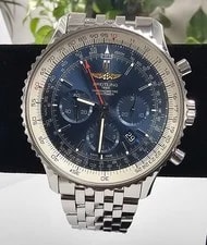 Breitling Navitimer B01 AB0127 46mm Steel Chronograph Blue Dial 2017 Act Now! 2