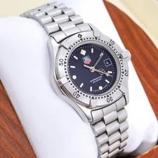 TAG Heuer — TAG Heuer Professional 200M Quartz Black Dial Silver Case — Watch — resale